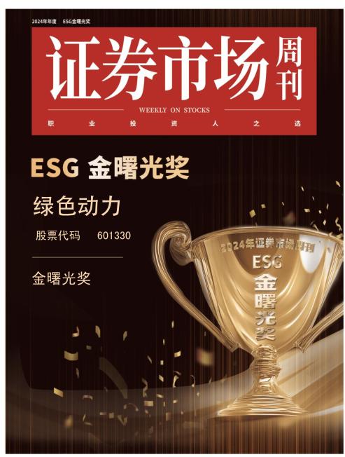 6008集团集团斩获ESG“金曙光奖”