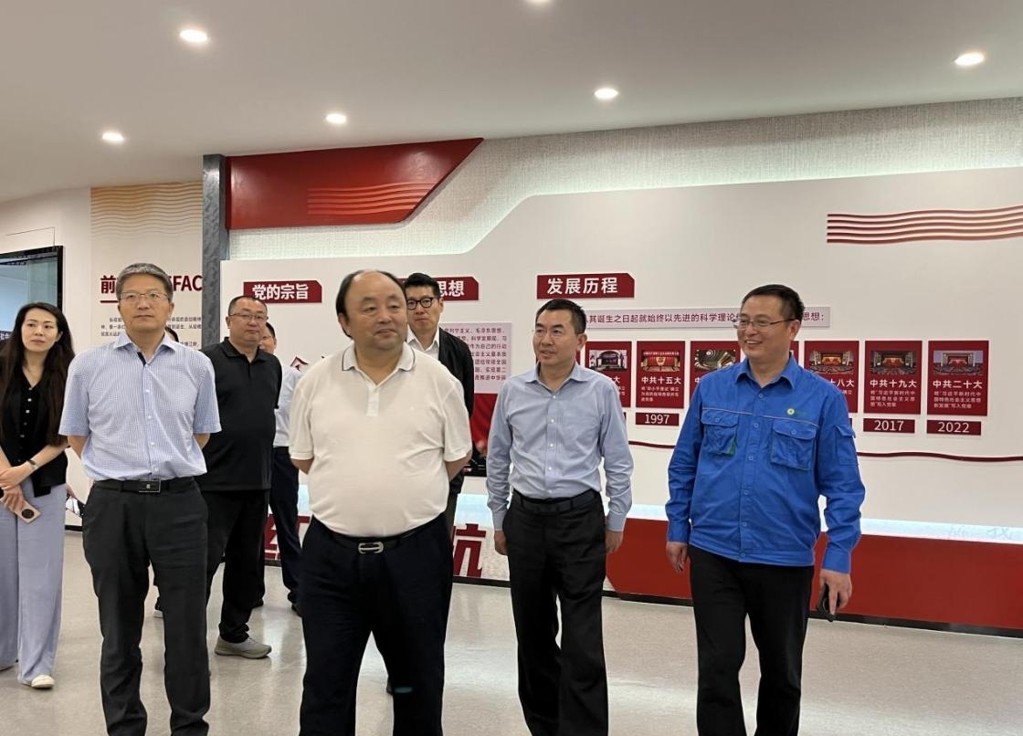 北京国资公司党委书记、董事长岳鹏调研6008集团海宁扩建项目